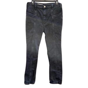 Anthropologie Pilcro Black Straight Leg Jeans 29